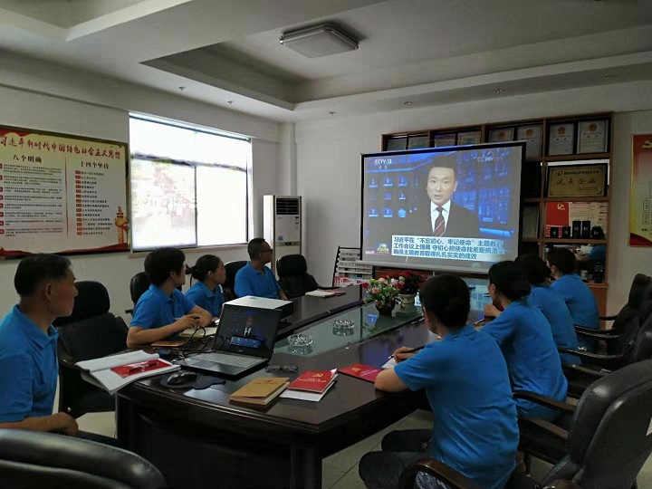 组织党员深入学习习总书记“不忘初心 牢记使命”重要讲话精神